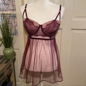 Victoria’s Secret Purple Tulle Lingerie